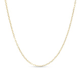 Micro Paperclip Chain Necklace