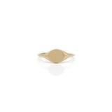 Round Signet Ring