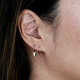 Butterfly Hoop Earring