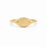 Round Small Signet Ring