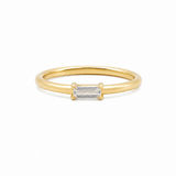 Mini Baguette Diamond Ring