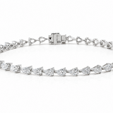 Pear Lab Grown Diamond Tennis Bracelet