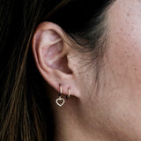 Heart Hoop Earring