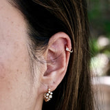 Diamond Hoop Earring
