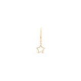 Star Hoop Earring